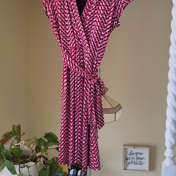 Liz Claiborne Midi Dress sz Medium - Picture 2 of 4